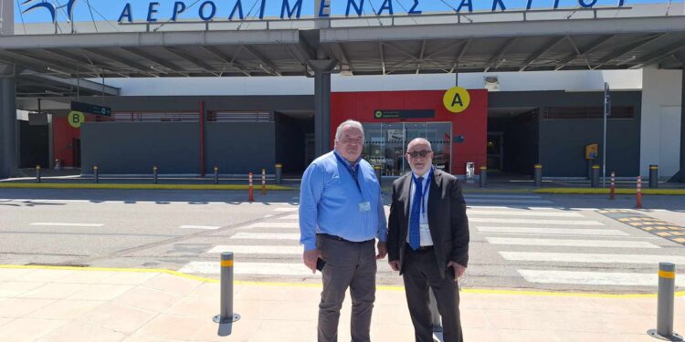 Επίσκεψη του Αντιπεριφερειάρχη, Π. Σακελλαρόπουλου στο Αεροδρόμιο Ακτίου και στον οργανισμό Messolonghi by locals