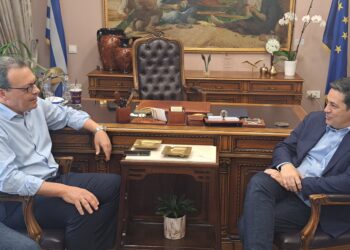 Συνάντηση Σωκράτη Φάμελλου με Γιώργο Παπαναστασίου