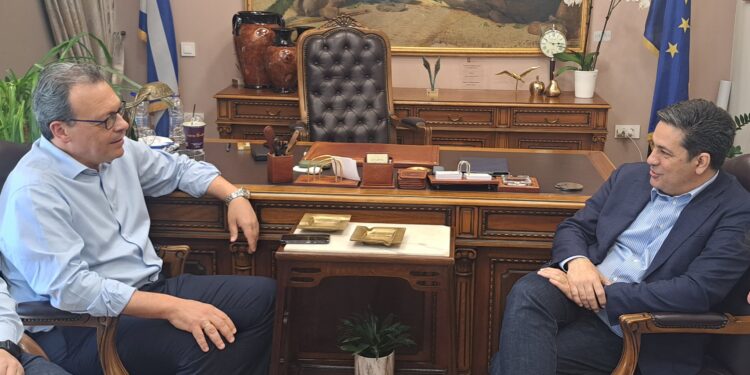 Συνάντηση Σωκράτη Φάμελλου με Γιώργο Παπαναστασίου