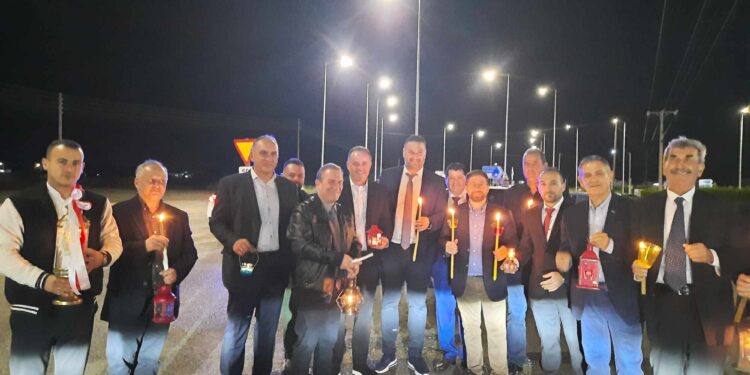 Άφιξη του Αγίου Φωτός στην Αιτωλοακαρνανία