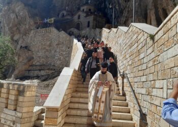 Με κατάνυξη η περιφορά του Επιταφίου στην Ι.Μ Αγίας Ελεούσης Κλεισούρας