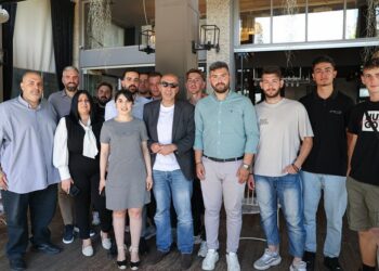 Ο Γιάννης Μπρατάκος στο Αγρίνιο-Συναντήθηκε με ΟΝΝΕΔίτες και μέλη του Επιμελητηρίου