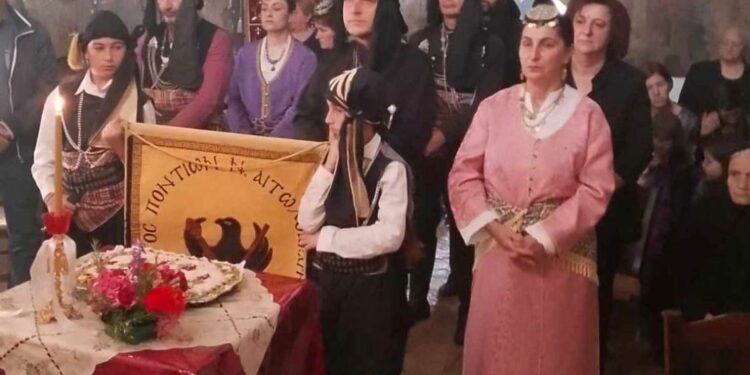 Επιμνημόσυνη δέηση για την γενοκτονία των ποντίων στην Ιερά Μονή Αγίου Νικολάου Κατούνας