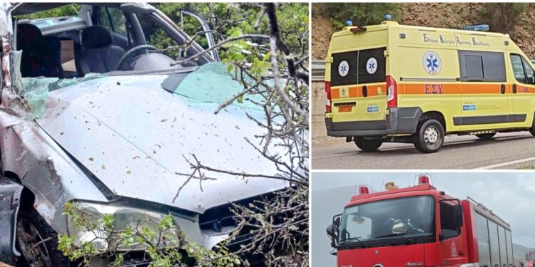 Δεν τα κατάφερε ο οδηγός του ΙΧ που έπεσε σε γκρεμό 60 μέτρων στο δρόμο Καρπενησίου-Αγρινίου  (video)