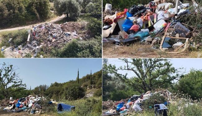 Απογοητευτικές εικόνες με σκουπίδια σε διάφορα μέρη του Ξηρομέρου 