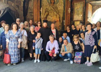 Η ενορία της Αγίας Παρασκευής Αμφιλοχίας πραγματοποίησε τριήμερη εκδρομή στην Αγιότοκο Μυτιλήνη