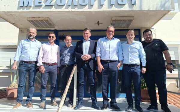 Επίσκεψη του Σωκράτη Φάμελλου στο Μεσολόγγι