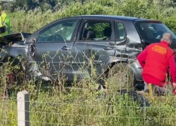 Σοβαρό τροχαίο στο ύψος του Λουτρού Αμφιλοχίας 