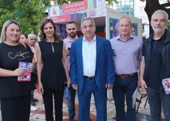 Στην Αιτωλοακαρνανία βρέθηκε την Πέμπτη η βουλεύτρια της Νέας Αριστεράς Έφη Αχτσιόγλου