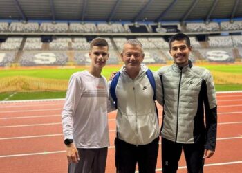 Εκπληκτικές επιδόσεις από τους αθλητές του γας Αγρινίου  Γιώργο Κύρτση και  Διονύση Καψάλη σε αγωνες στιβου στις Βρυξέλλες