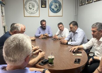 Επίσκεψη Θ. Ζαγοράκη στα γραφεία της περιφερειακής παράταξης «Νέα Δυτική Ελλάδα»