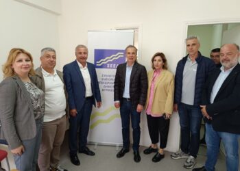 Με τους υποψήφιους Ευρωβουλευτές Μανιάτη και Κασίμη συναντήθηκε ο Σύλλογος Εμπόρων & Επιχειρηματιών Αγρινίου