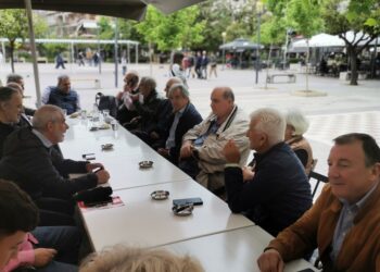 Ο πρώην βουλευτής και υπουργός Παιδείας Νίκος Φίλης περιόδευσε στην Αιτωλ/νία