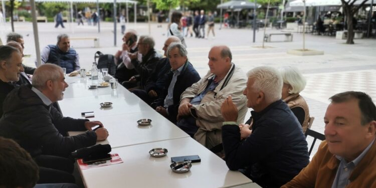 Ο πρώην βουλευτής και υπουργός Παιδείας Νίκος Φίλης περιόδευσε στην Αιτωλ/νία