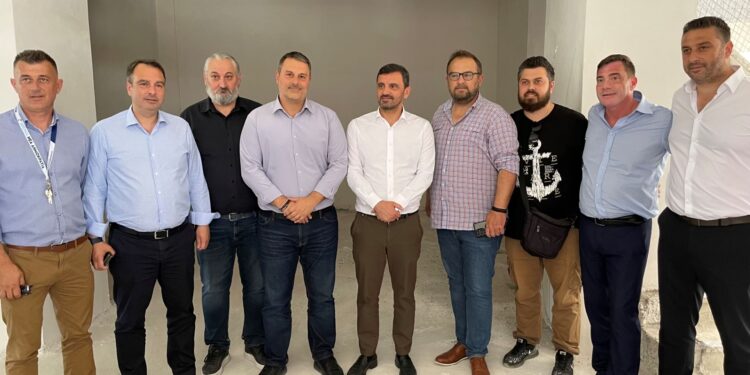 Συνάντηση Δημάρχου Μεσολογγίου Σπ.Διαμαντόπουλου με τον Υφ. Προστασίας του Πολίτη Ανδρέα Νικολακόπουλο