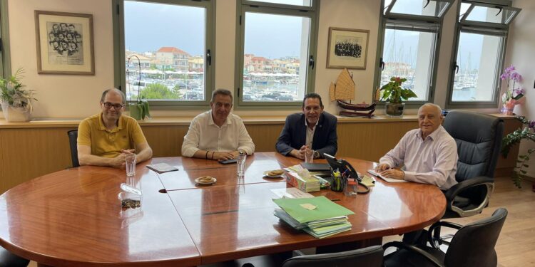 Επίσκεψη του Πρύτανη του Ιονίου Πανεπιστημίου, Ανδρέα Φλώρου, στη Λευκάδα