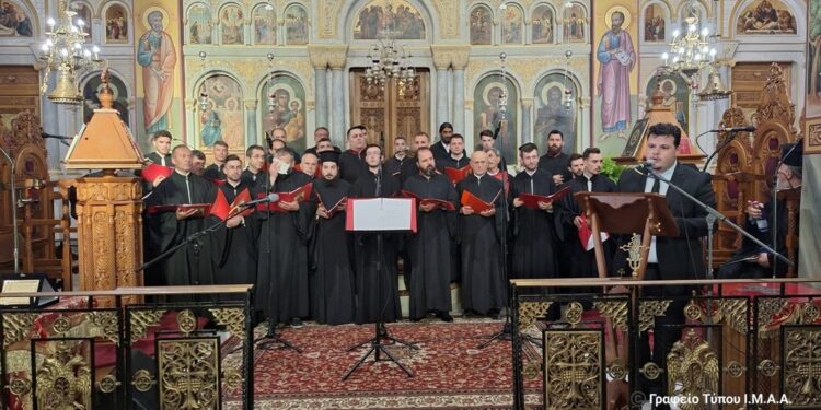 Συναυλία Βυζαντινής Μουσικής, με τίτλο «Αφιέρωμα στην Πεντηκοστή» στον Ιερό Ναό Αγίας Τριάδος Αγρινίου