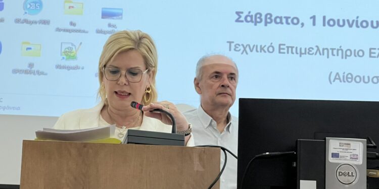 Η Αντιπεριφερειάρχης Γεωργία Ντάτσικα στην ημερίδα της ΠΟΣΓΚΑμεΑ