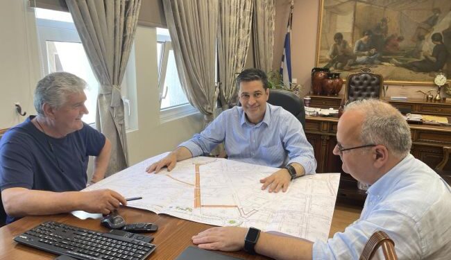 Υπογραφή της σύμβασης για το έργο της «Ανάπλασης οδών Παλαμά, Γεράκη και Πεζόδρομου Βαλαωρίτου Δήμου Αγρινίου”