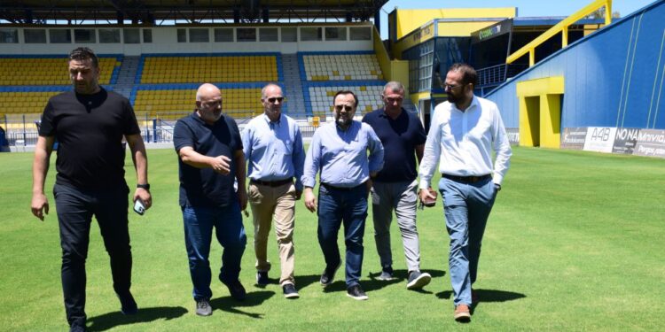 Συνεχίζονται και με νέα έργα οι παρεμβάσεις αναβάθμισης στο Γήπεδο του Παναιτωλικού