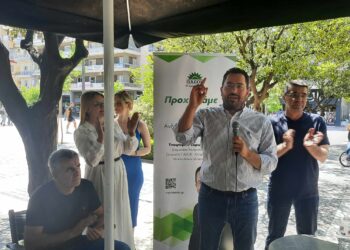 Ο Ανδρέας Σπυρόπουλος στο Αγρίνιο