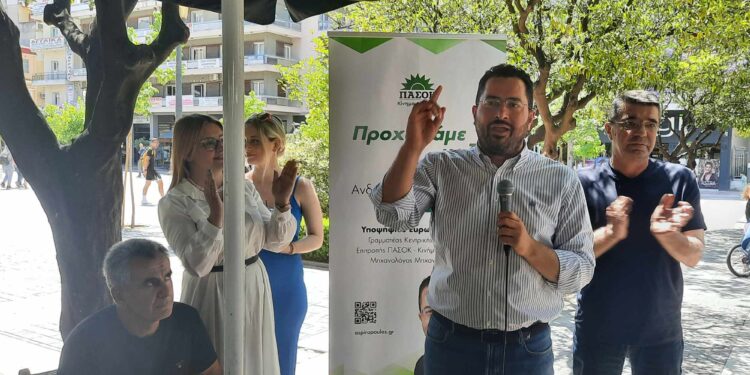 Ο Ανδρέας Σπυρόπουλος στο Αγρίνιο
