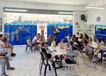 Το παιδικό τμήμα του Παγκρητίου Συλλόγου Αιτωλ/νίας έκλεισε τη φετινή χρονιά συμμετέχοντας με διαδραστικό εκπαιδευτικό πρόγραμμα για τη Μάχη της Κρήτη