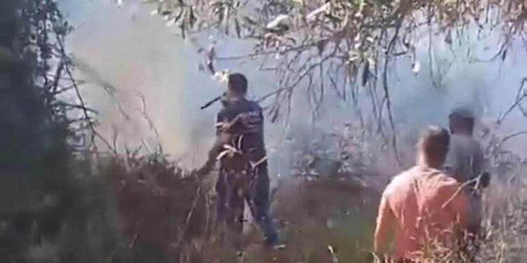 Φωτιά στην Ρίγανη Αγρινίου- σε εγρήγορση η Περιφέρεια (φωτο)