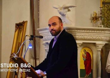 Ομιλία του Νώντα Σκοπετέα στον Ι.Ν. Αγίας Τριάδας Αγρινίου