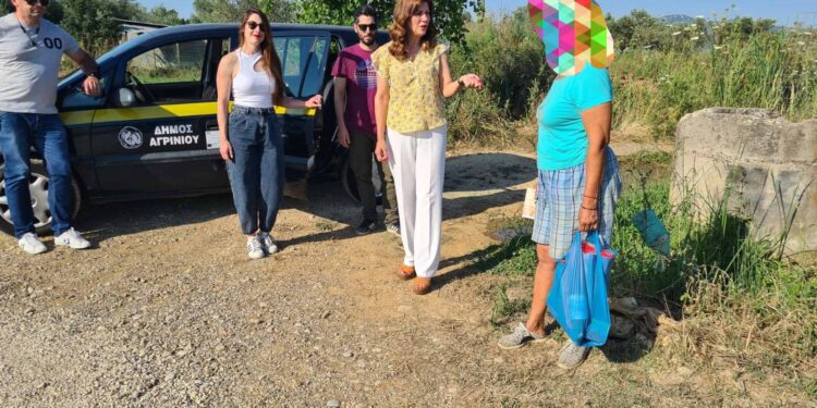 Δράση Streetwork για την αντιμετώπιση Καύσωνα από τις Δομές Αστέγων Δήμου Αγρινίου