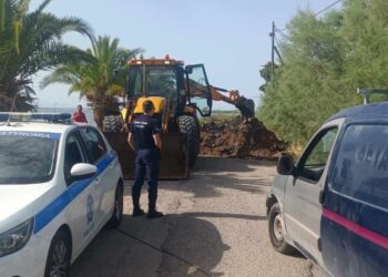 Παράνομη υδροληψία κατήργησε η ΔΕΥΑ Μεσολογγίου παρουσία της αστυνομίας