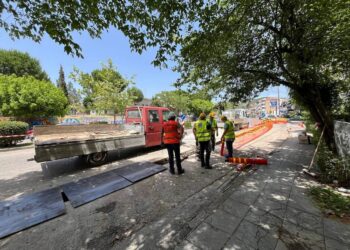 Διακοπή εργασιών σε εργοτάξια σε Αγρίνιο και Αλευράδα λόγω καύσωνα μετά από παρέμβαση του ΕΚΑ και του σωματείου Οικοδόμων