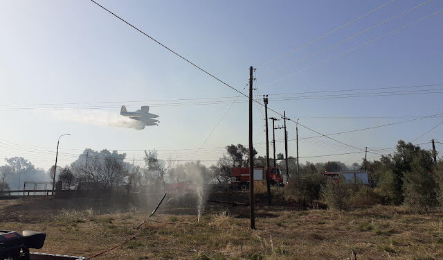 Φωτιά κοντά στη Νεάπολη Αγρινίου– επιχειρούν επίγειες και εναέριες δυνάμεις(φωτο)