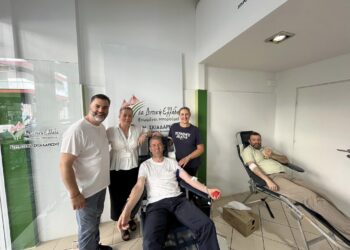 Συγκινητική ήταν η ανταπόκριση στελεχών και φίλων της περιφερειακής παράταξης «Νέα Δυτική Ελλάδα», στην εθελοντική αιμοδοσία