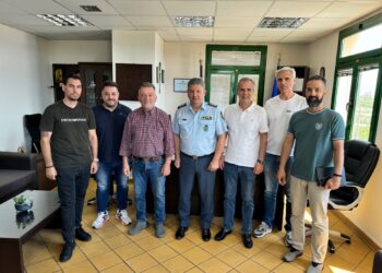 Συνάντηση του Συλλόγου Εμπόρων & Επιχειρηματιών   Αγρινίου με τον Αστυνομικό Διευθυντή Ταξίαρχο Δημήτρη Γαλαζούλα