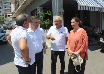 Ο Χάρης Δούκας στην Αμφιλοχία