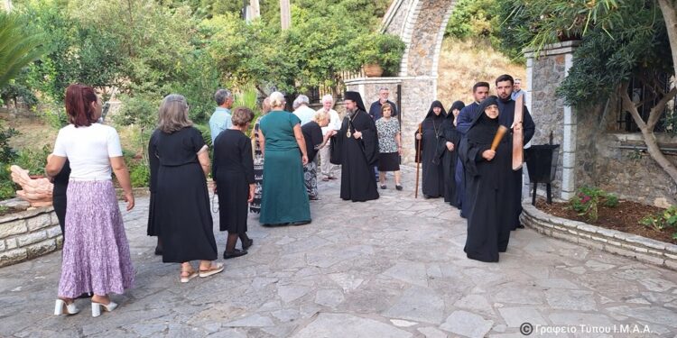 Η εορτή της Αγίας Μακρίνας στην Ιερά Μονή Λιγοβιτσίου