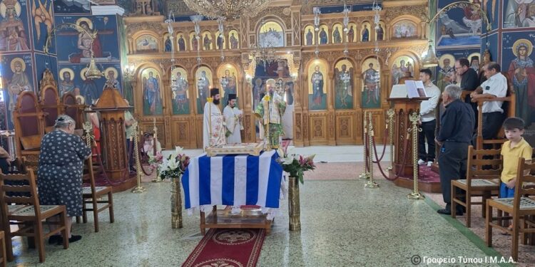 Ι.Ν Μνημόσυνο Αγίας Παρασκευής Λυσιμαχείας|υπέρ αναπαύσεως των πεσόντων Κυπρίων και Ελλήνων