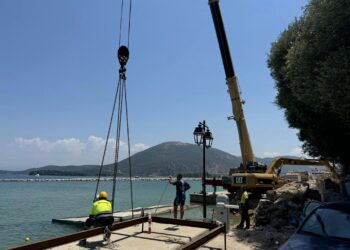 Προχωράει το έργο του Τουριστικού αγκυροβολίου Βόνιτσας
