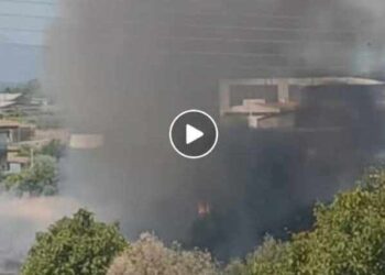 Αγρίνιο| Φωτιά κοντά στο Αστυνομικό Μέγαρο (βίντεο-φωτο)