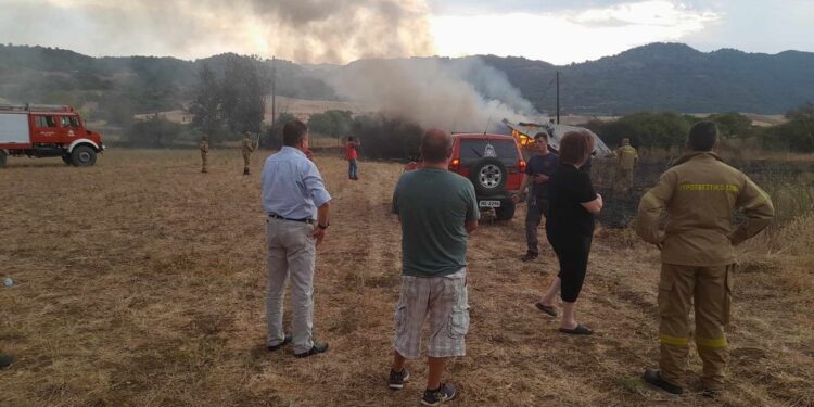 Υπό έλεγχο η φωτιά στην Κατούνα