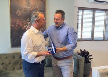 Συνάντηση Σπύρου Διαμαντόπουλου με Υπουργό Υποδομών και Μεταφορών Χρήστο Σταϊκούρα