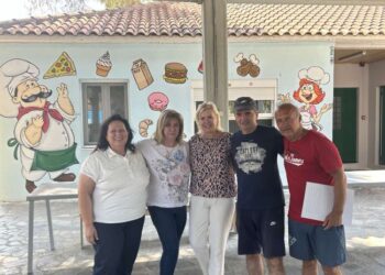 Επίσκεψη της Αντιπεριφερειάρχη Γεωργίας Ντάτσικα στην κατασκήνωση ΑΜΕΑ Αμφιλοχίας στην περιοχή Μπούκα