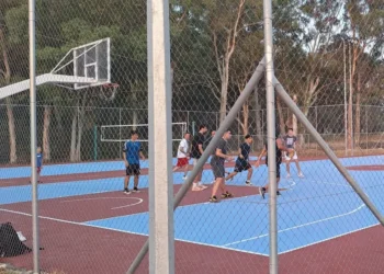 Ολοκληρώθηκαν τα γήπεδα μπάσκετ, βόλεϊ και τένις στο Αθλητικό Κέντρο