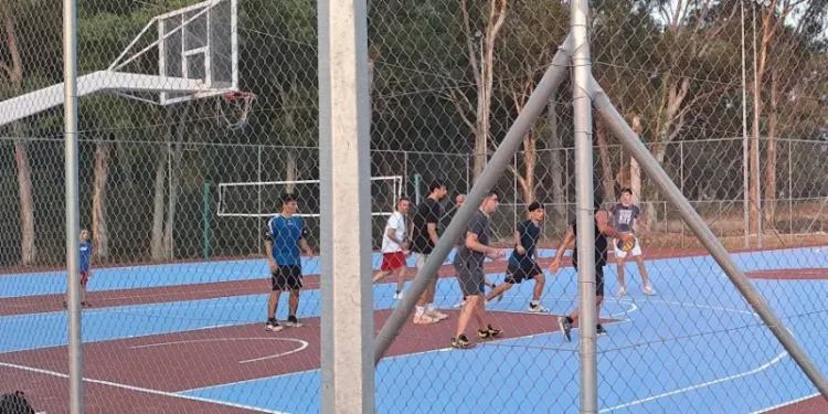 Ολοκληρώθηκαν τα γήπεδα μπάσκετ, βόλεϊ και τένις στο Αθλητικό Κέντρο