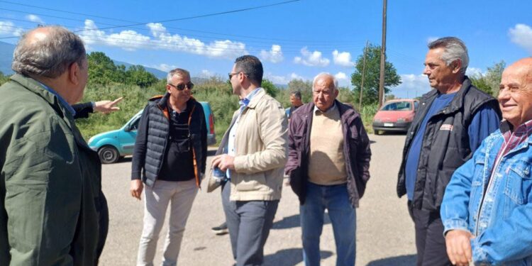 Διαμαρτυρία κατοίκων Αμπαριων Παναιτωλίου