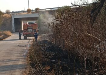 Υπό έλεγχο νέα φωτιά στην Γουριώτισσα Αγρινίου