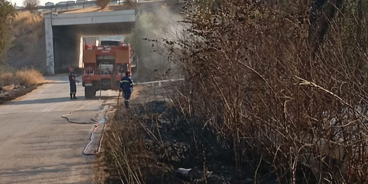 Υπό έλεγχο νέα φωτιά στην Γουριώτισσα Αγρινίου