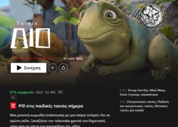Προβολή παιδικής ταινίας στο Πνευματικό Κέντρο Μύτικα