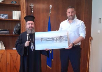 Εθιμοτυπική επίσκεψη στον Αντιπεριφερειάρχη Αιτωλοακαρνανίας Αθ. Μαυρομμάτη πραγματοποίησε ο Μητροπολίτης